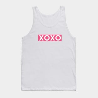 XOXO (hotpink & white) Tank Top